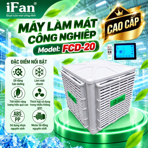 Máy làm mát công nghiệp công suất lớn iFan