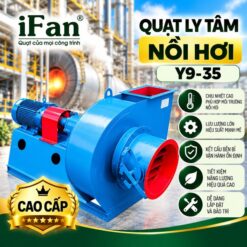 Quạt hút khi nóng nồi hơi, quạt ly tâm