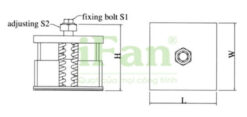 Lò xo chống rung quạt thông gió iFan SHA