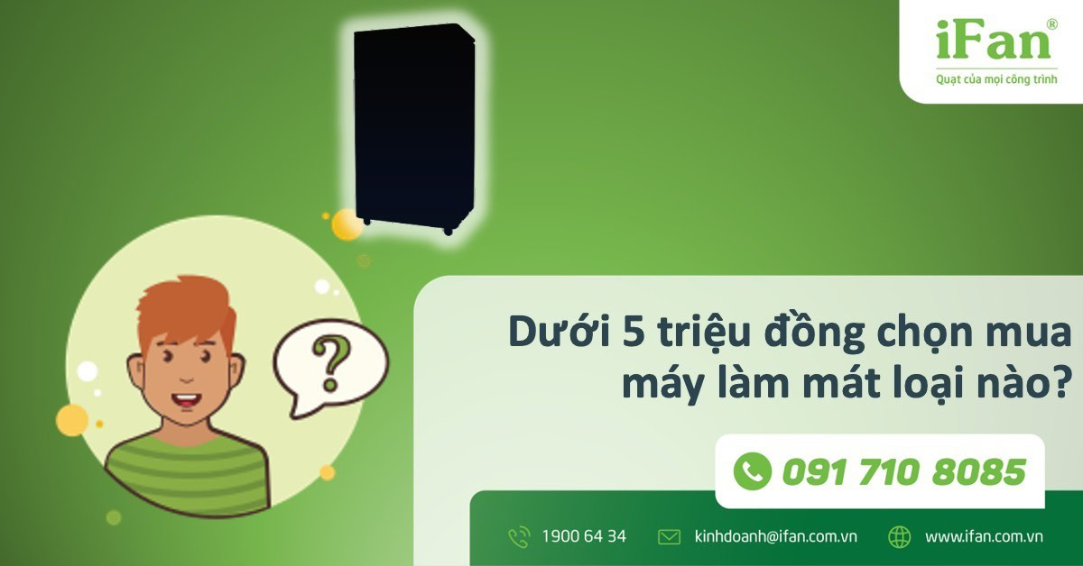 TOP 3+ quạt hơi nước giá dưới 5 triệu