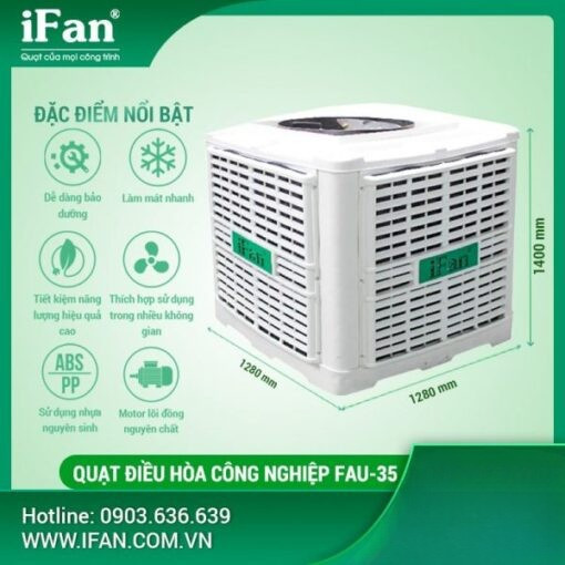 quạt làm mát hơi nước fau-35