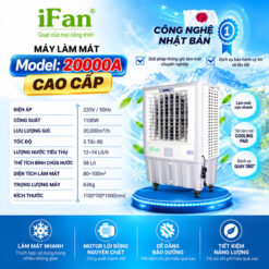 Quạt hơi nước làm mát iFan 20000A
