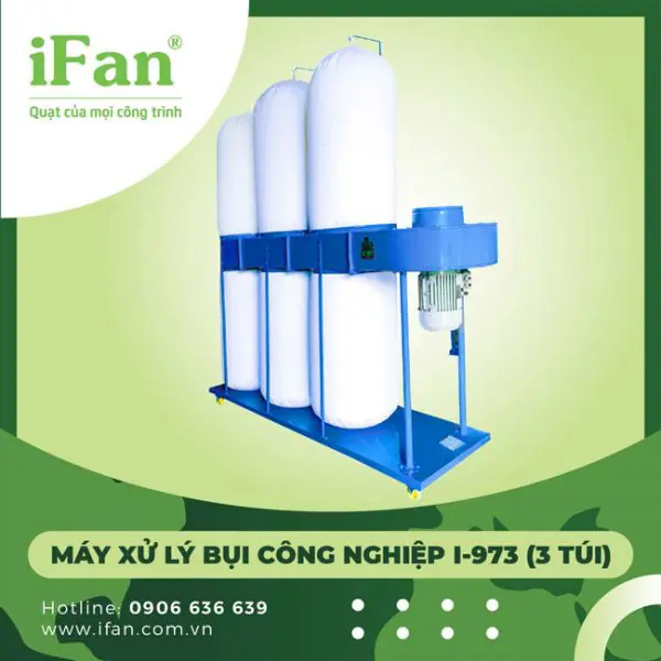 Máy xử lý bụi công nghiệp I-973 (3 túi)