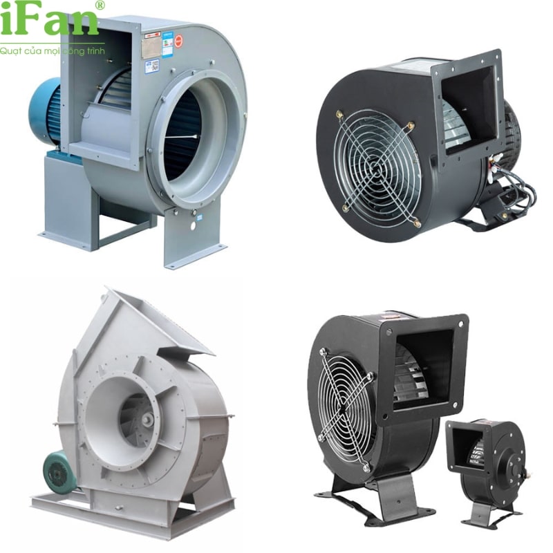 Quạt ly tâm hiệu suất cao trong nhà máy sản xuất