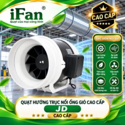 Quạt hướng trục nối ống gió JD