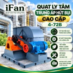 Quạt ly tâm trung áp, hút bụi