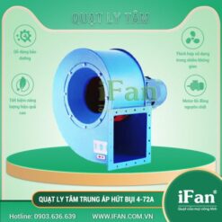 Quạt hút bụi công nghiệp nhà xưởng thiết kế đơn giản, hiệu suất mạnh mẽ