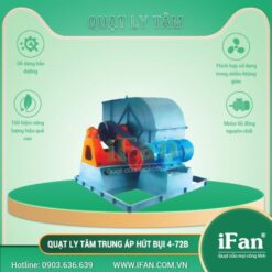 Quạt ly tâm trung áp hút bụi 4-72B