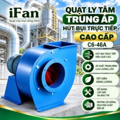 Quạt ly tâm trung áp hút bụi trực tiếp