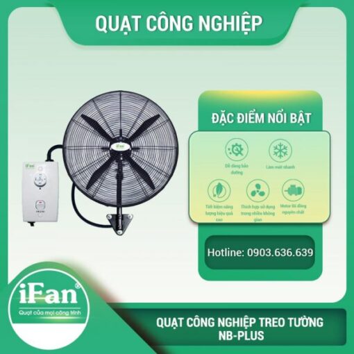 Quạt công nghiệp treo tường NB-Plus