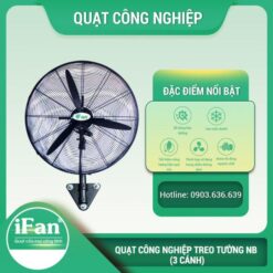 Quạt công nghiệp treo tường NB (3 cánh)