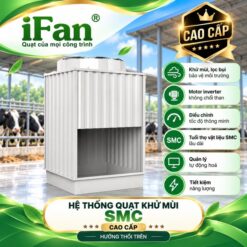 Quạt khử mùi SMS hướng thổi trên