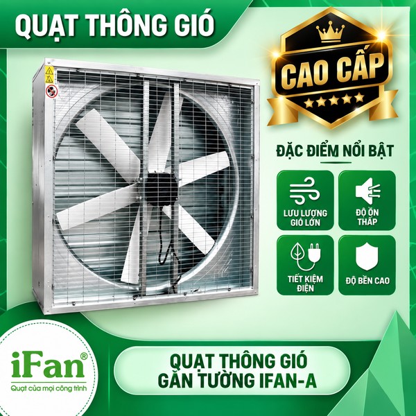 Quạt hút thông gió gắn tường iFan
