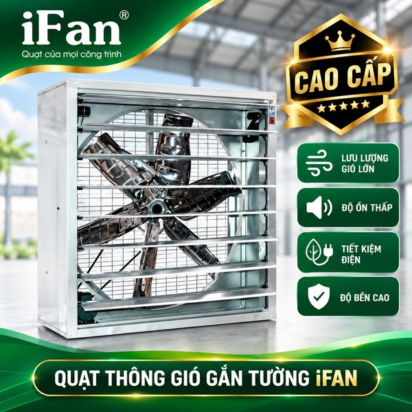 Quạt thông gió gắn tường iFan dòng C