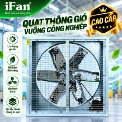 Quạt thông gió vuông công nghiệp iFan