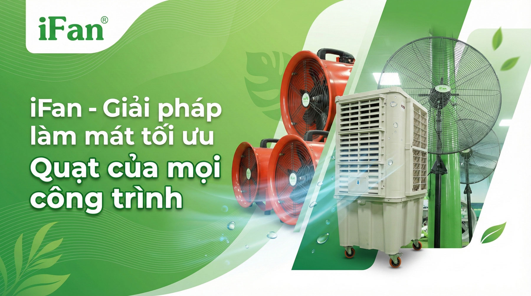 Các mẫu quạt iFan phù hợp cho xưởng may