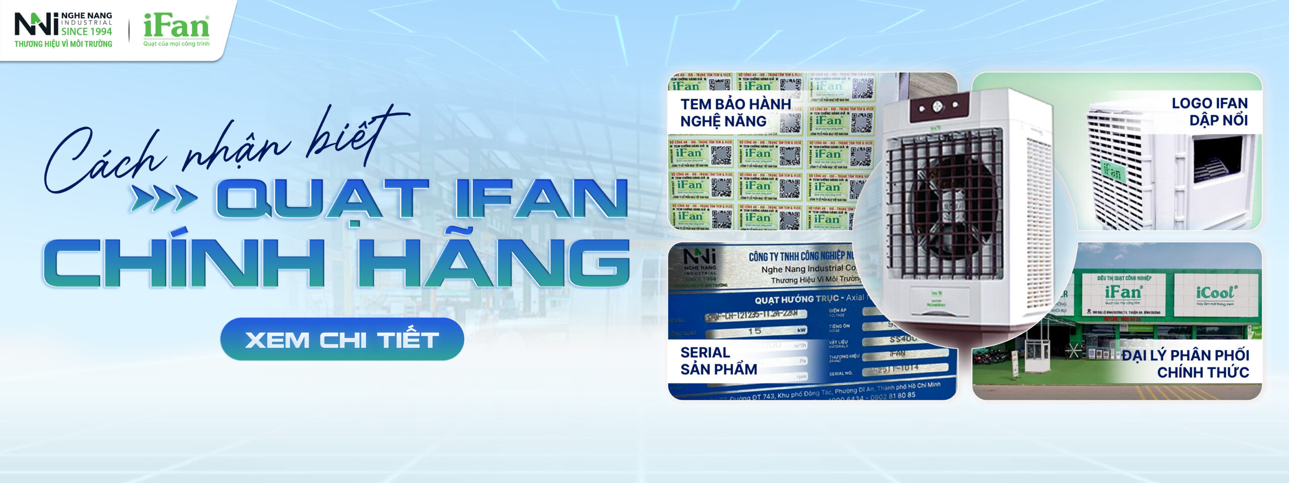 Quạt công nghiệp iFan chính hãng