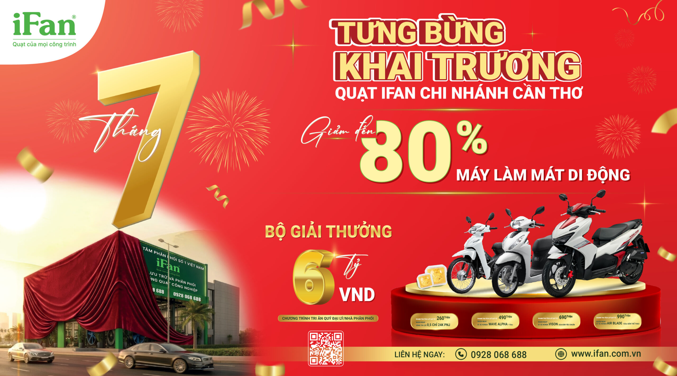 Khai trương showroom ifan Cần Thơ