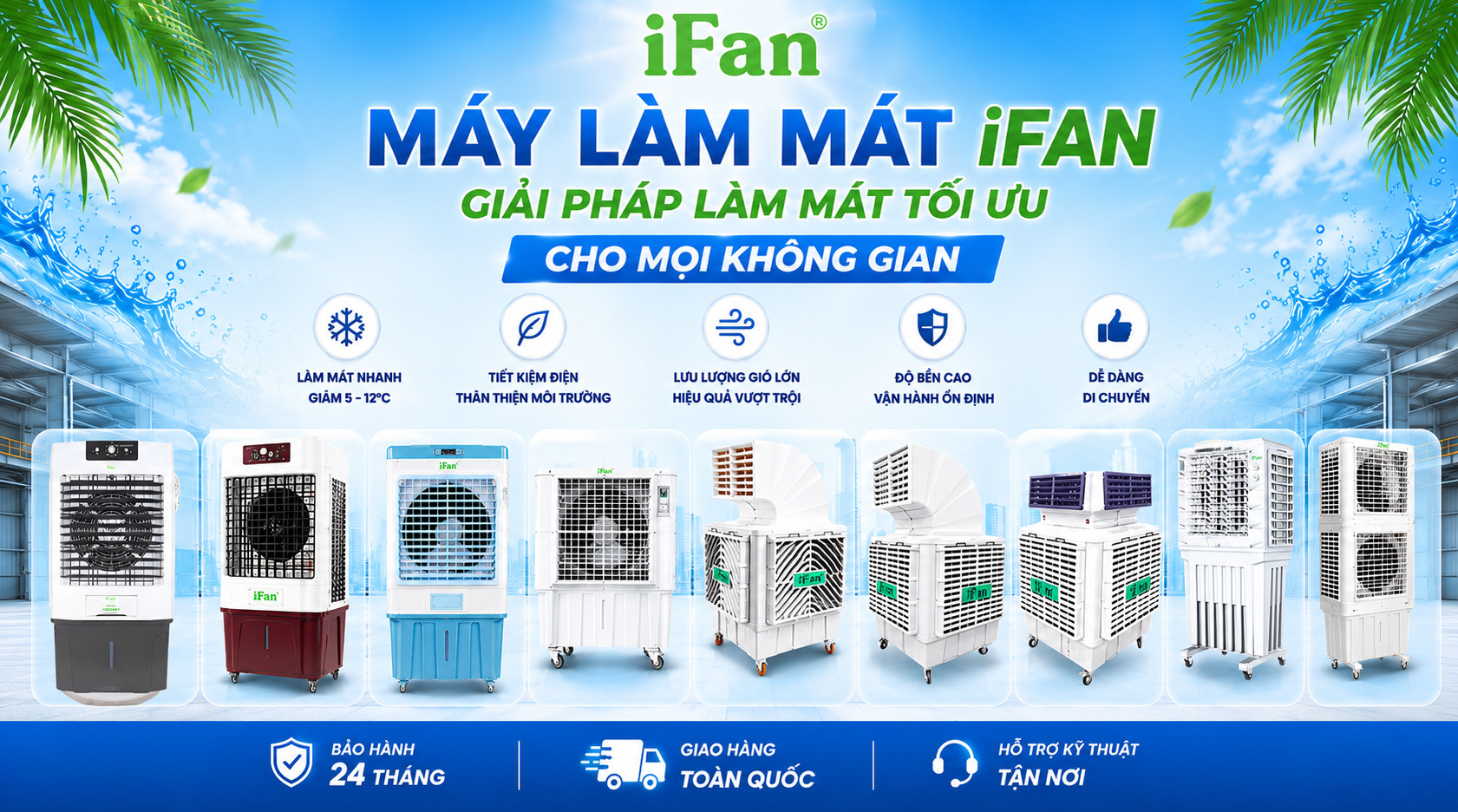 hệ quạt hơi nước ifan