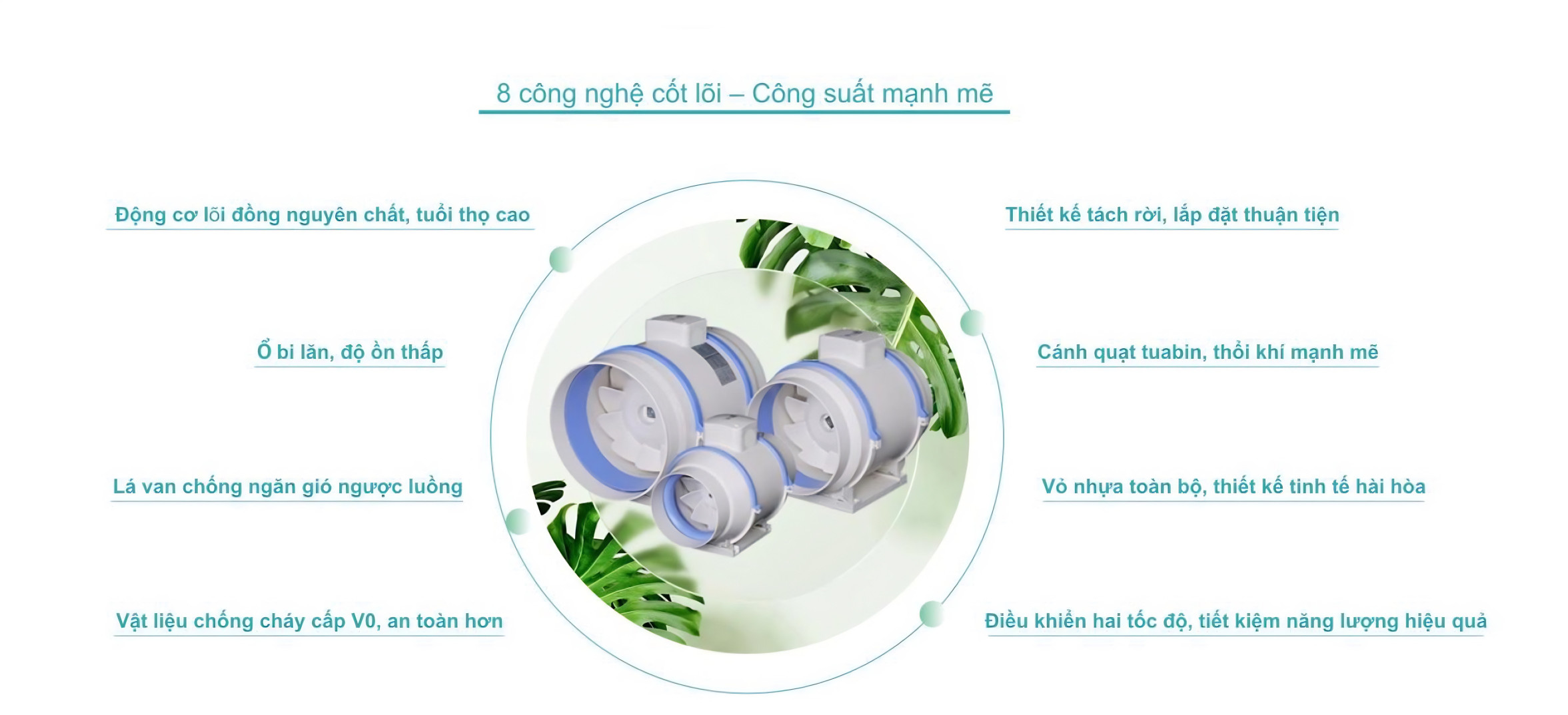 Quạt hút thông gió nối ống tròn XL